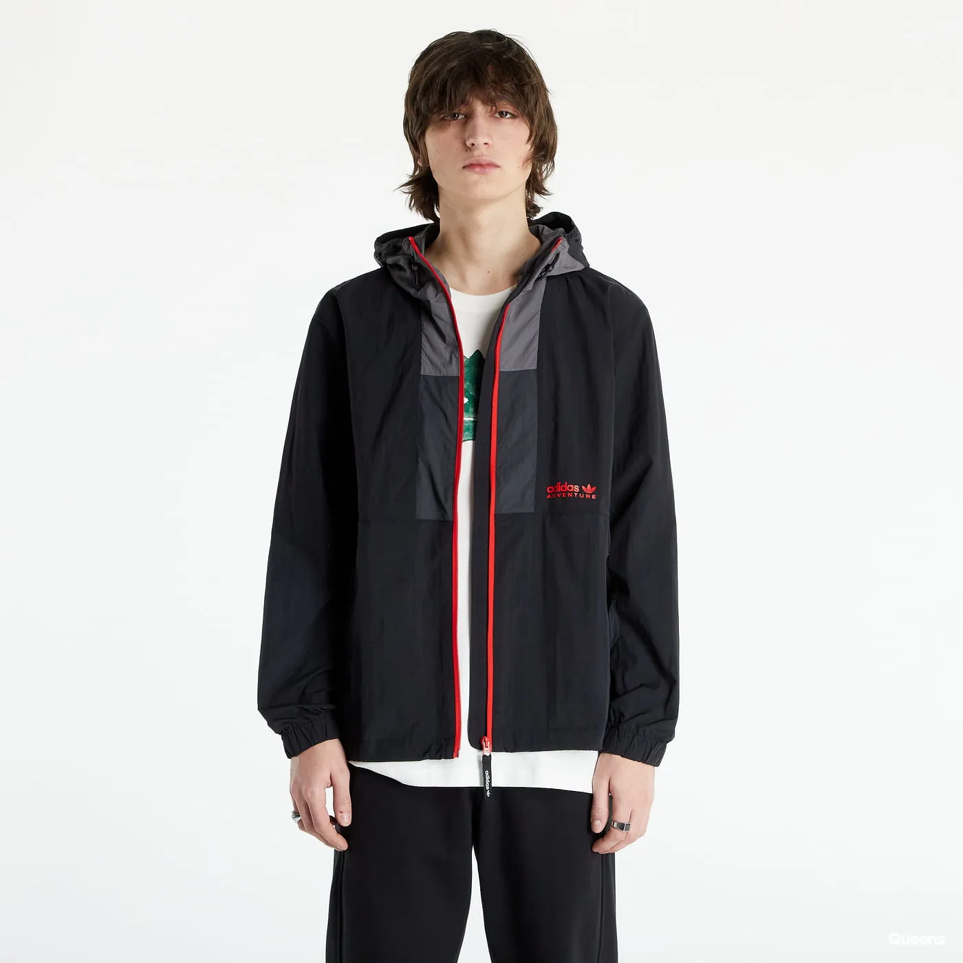 adidas Originals Adventure  DM Black Windbreaker