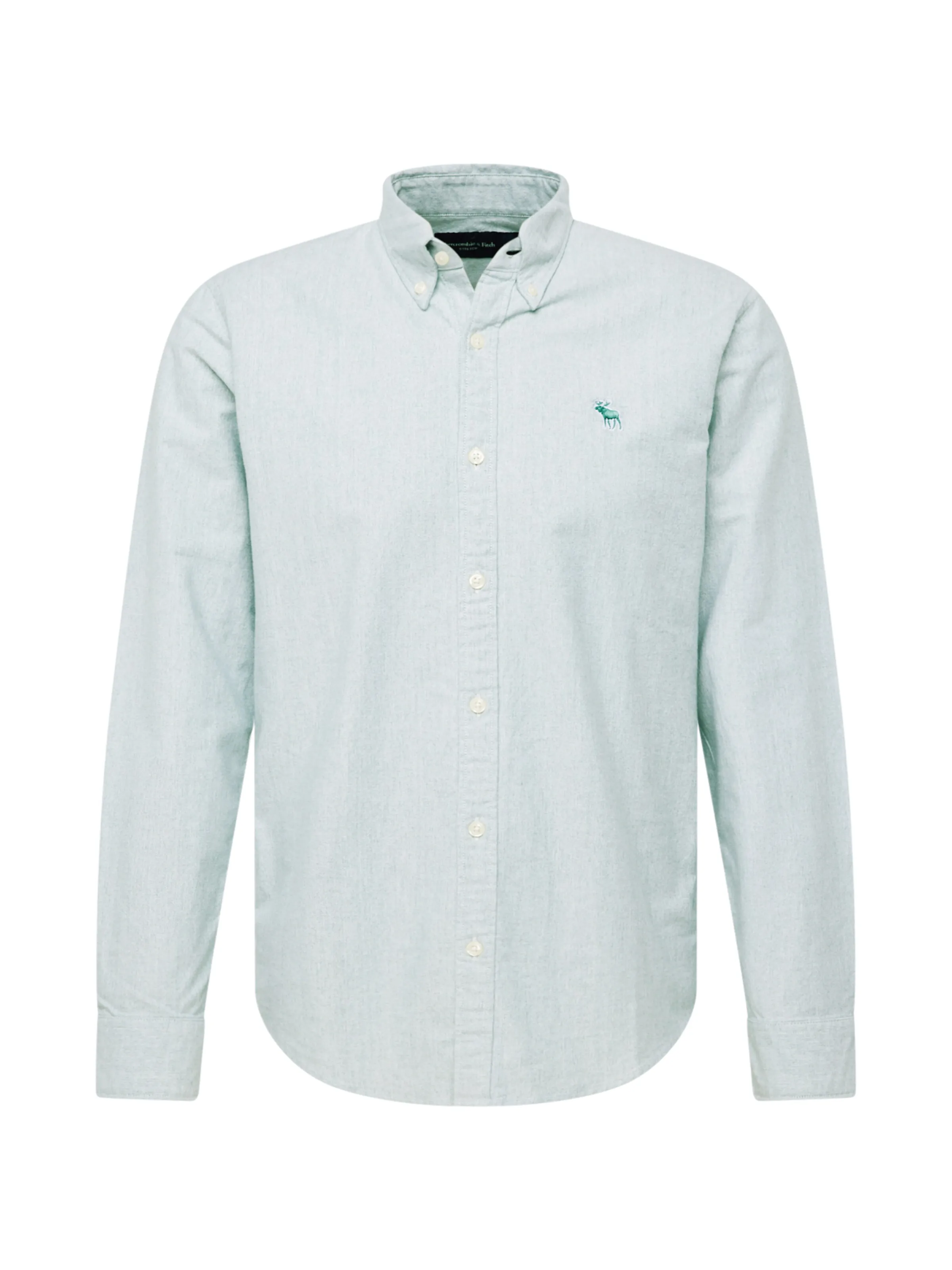 Ajuste regular Camisa Abercrombie & Fitch en Esmeralda, Menta