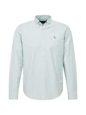 Ajuste regular Camisa Abercrombie & Fitch en Esmeralda, Menta