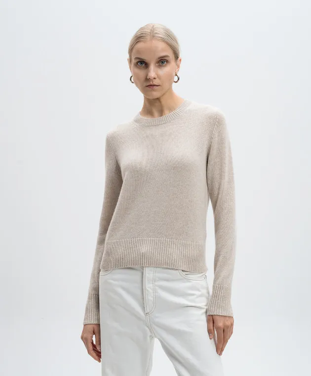 Allude Beige cashmere jumper