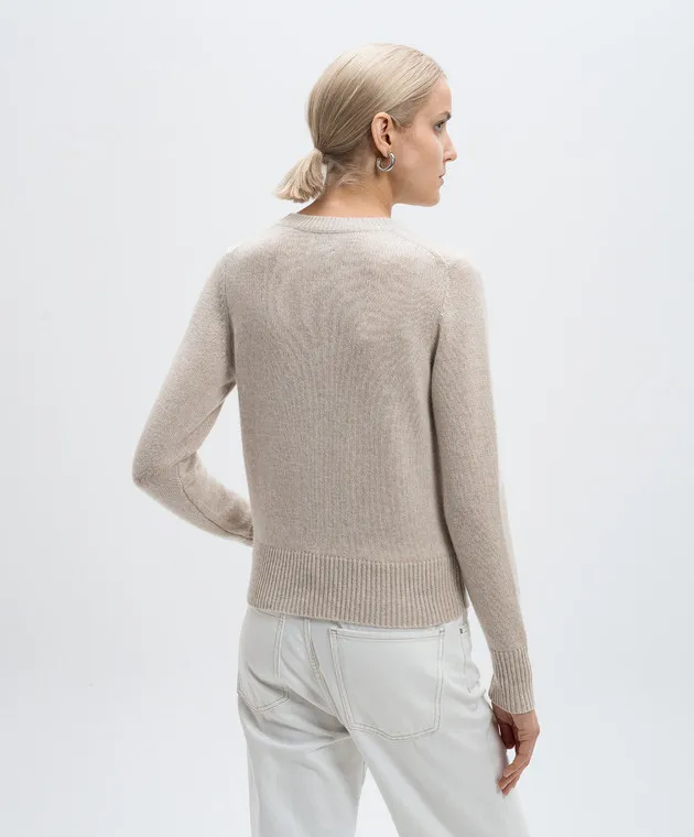 Allude Beige cashmere jumper