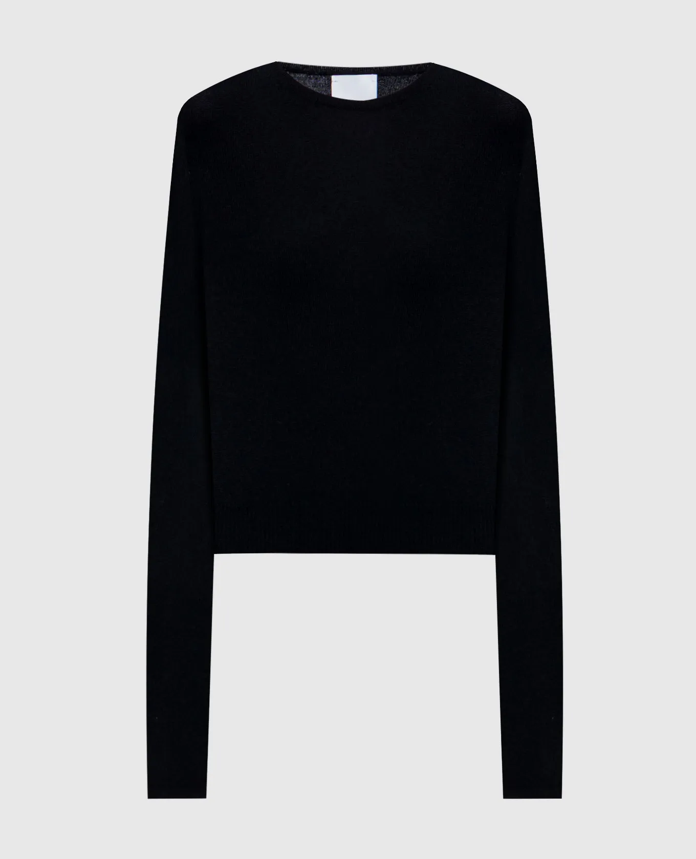 Allude Black cashmere jumper