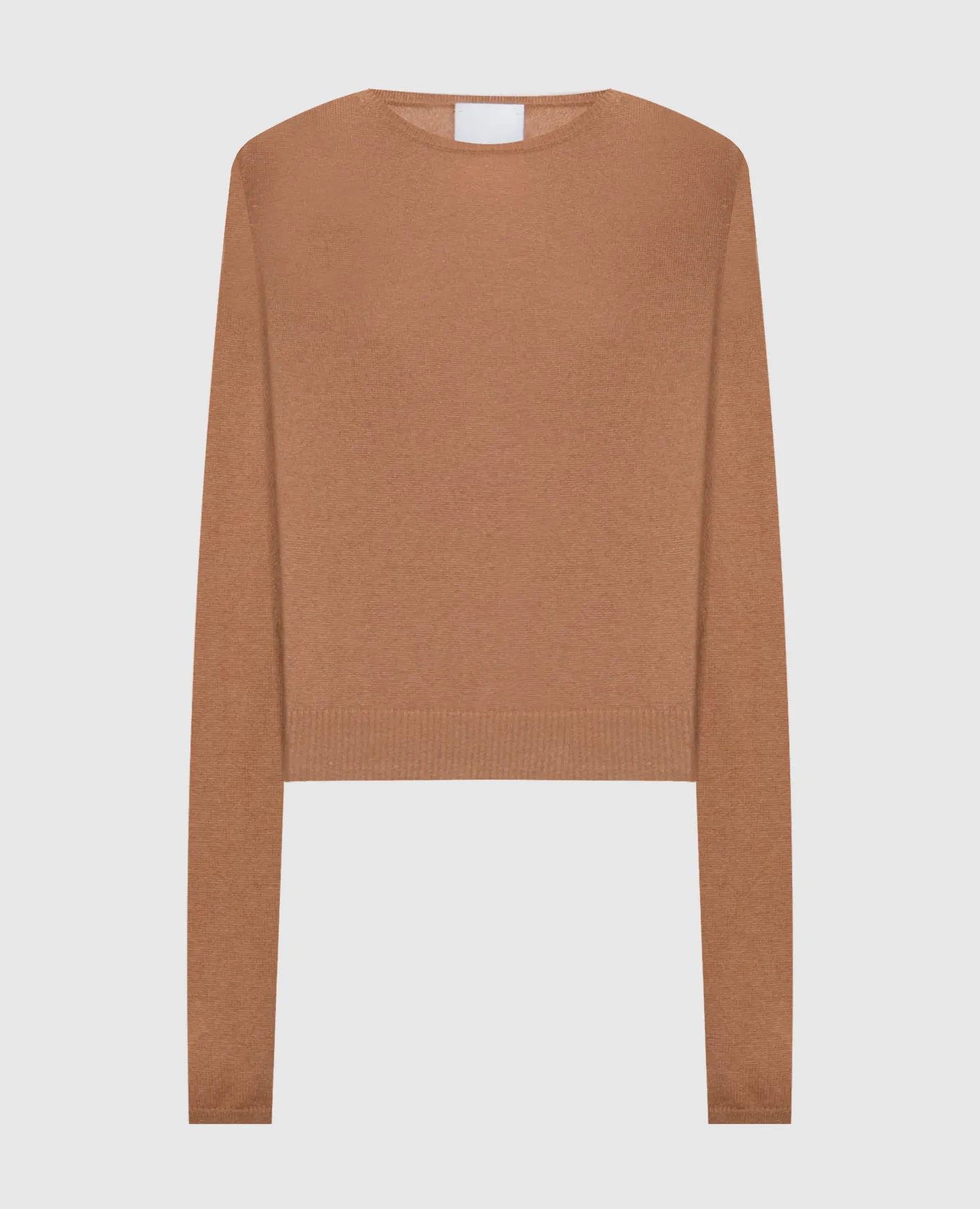 Allude Brown cashmere jumper