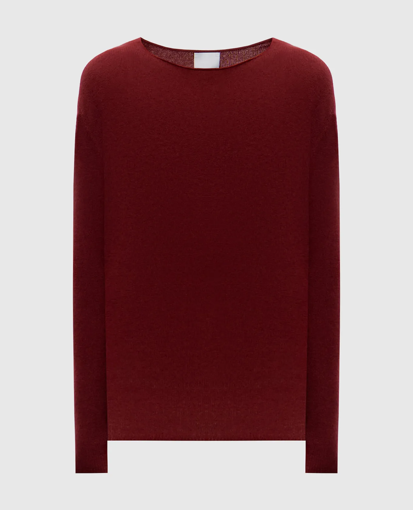 Allude Burgundy cashmere jumper