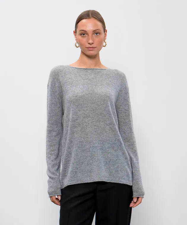 Allude Gray cashmere jumper