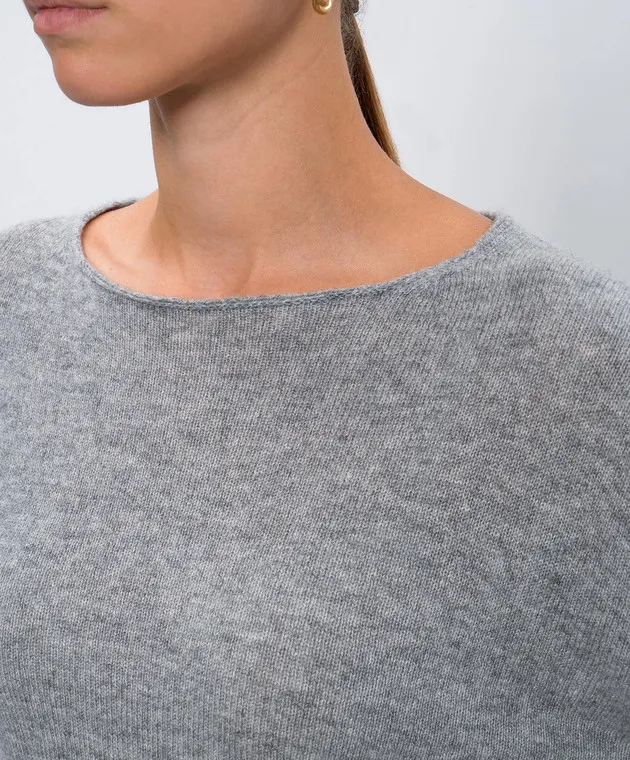 Allude Gray cashmere jumper