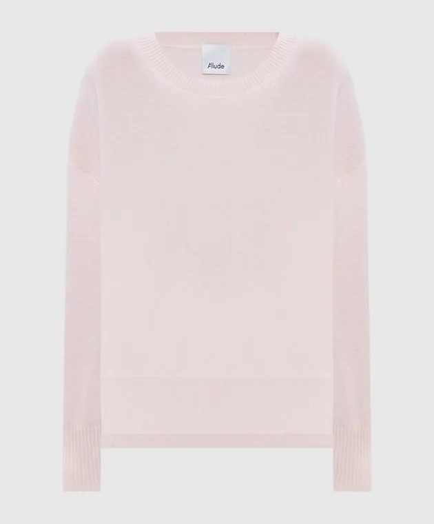 Allude Pink cashmere jumper