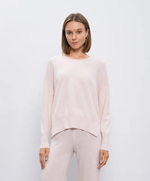 Allude Pink cashmere jumper