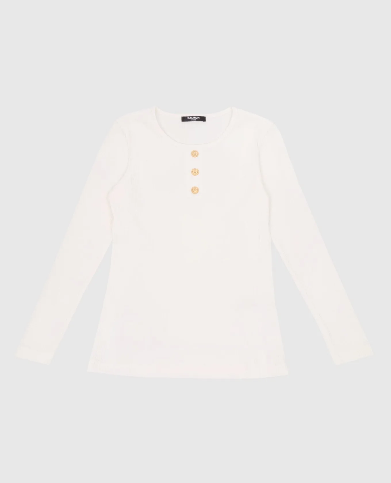 Balmain Children's white striped jumper