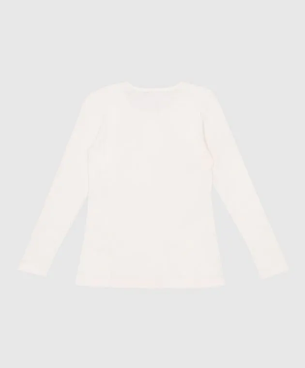 Balmain Children's white striped jumper