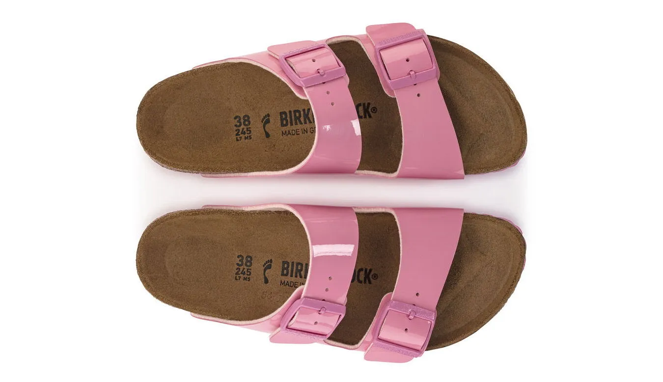 Birkenstock Arizona Birko-Flor Patent Narrow Fit