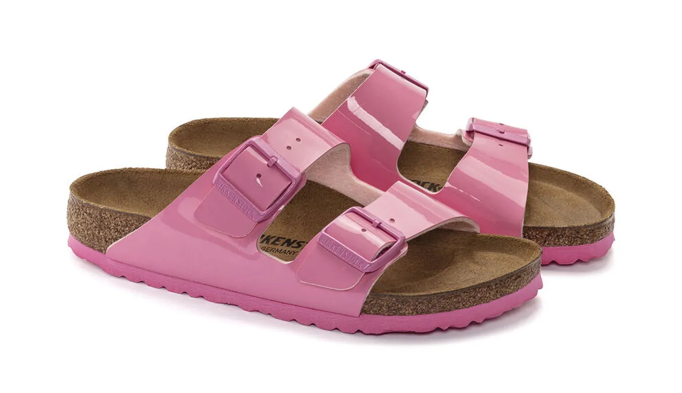 Birkenstock Arizona Birko-Flor Patent Narrow Fit