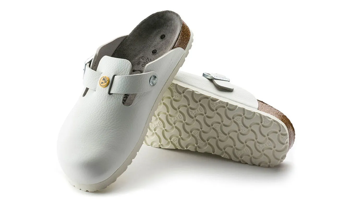 Birkenstock Boston ESD Natural Leather