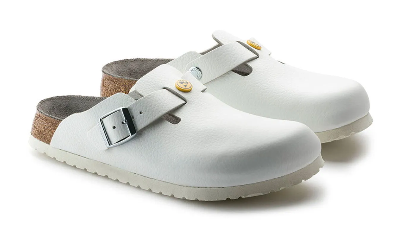 Birkenstock Boston ESD Natural Leather