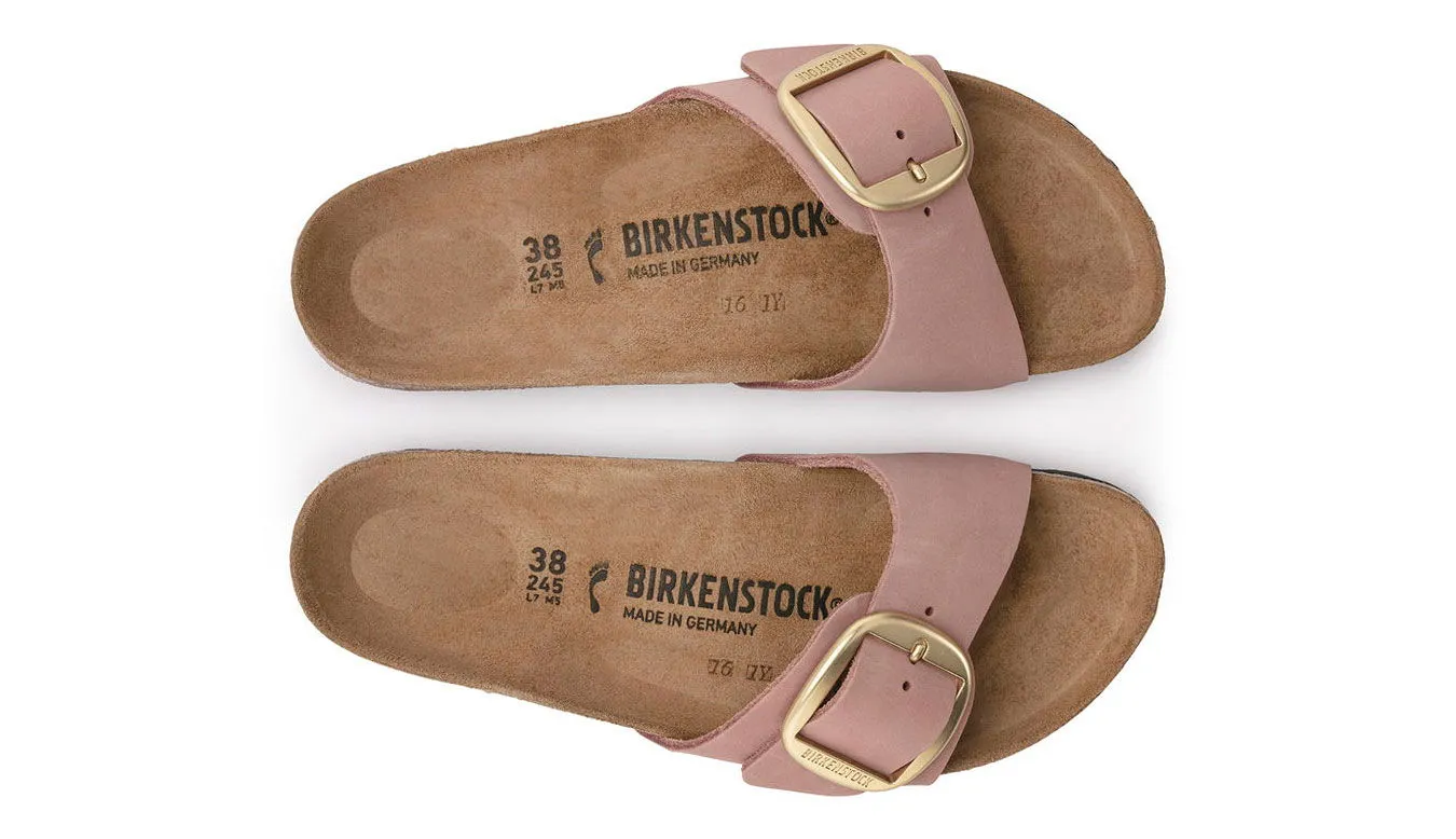 Birkenstock Madrid Big Buckle Nubuck Leather