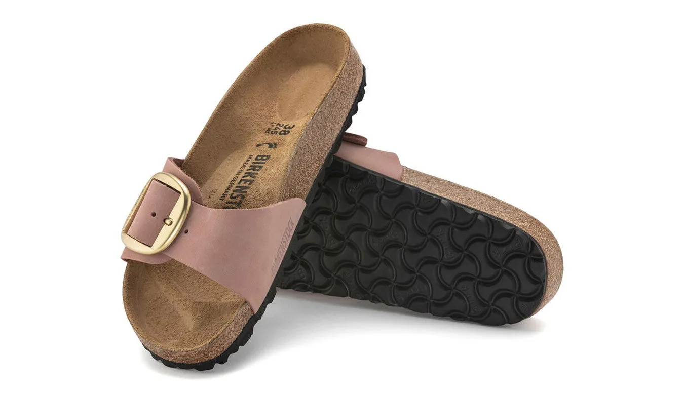 Birkenstock Madrid Big Buckle Nubuck Leather