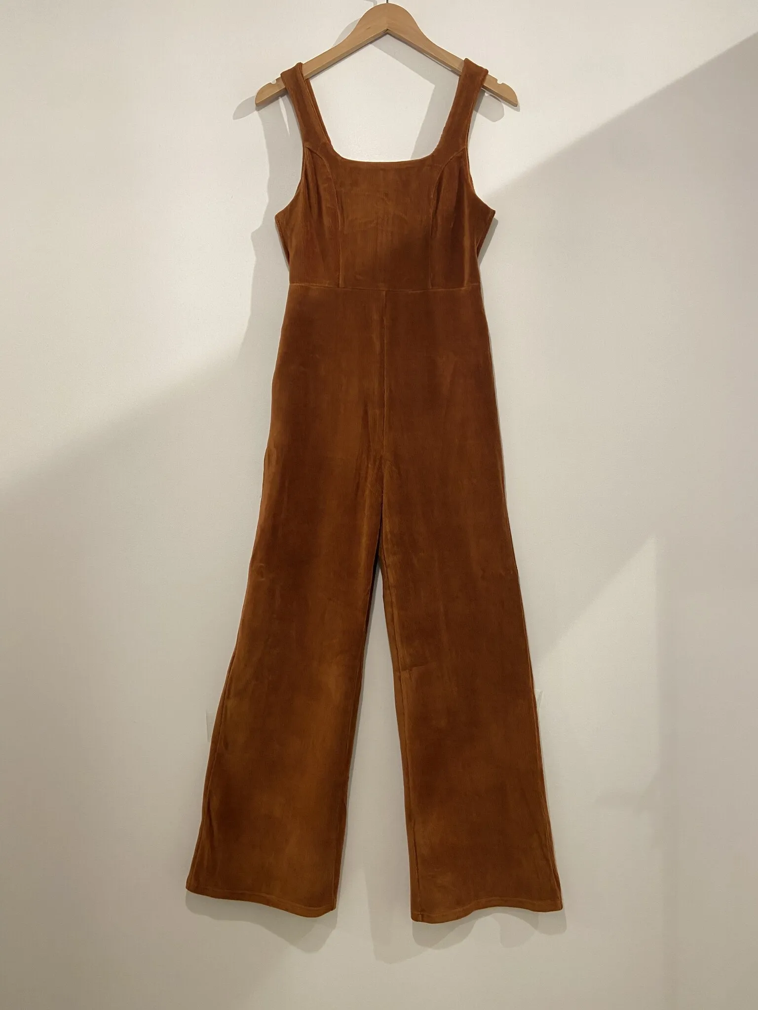 Blakely Wide Leg Jumpsuit - Caramel