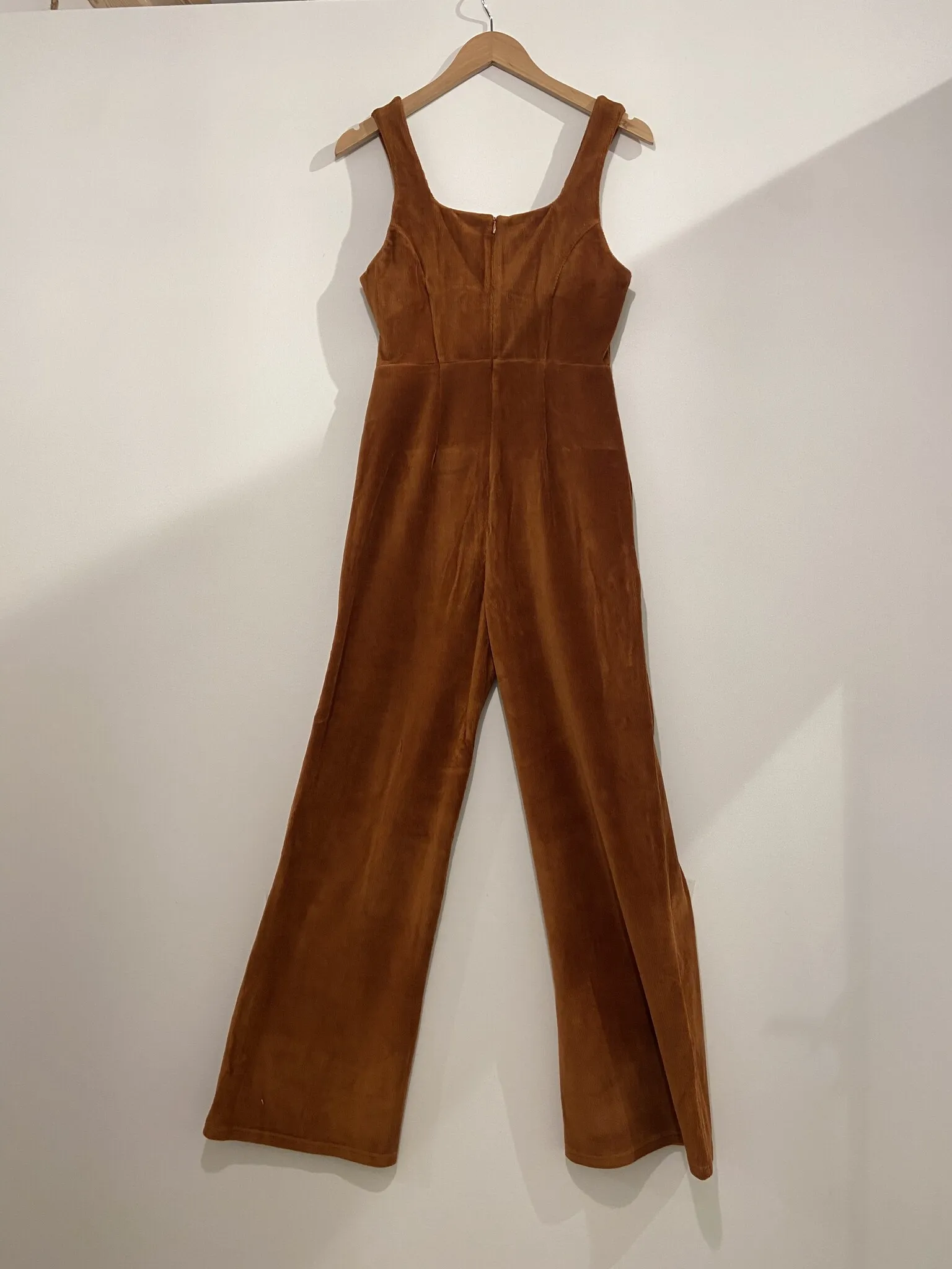 Blakely Wide Leg Jumpsuit - Caramel