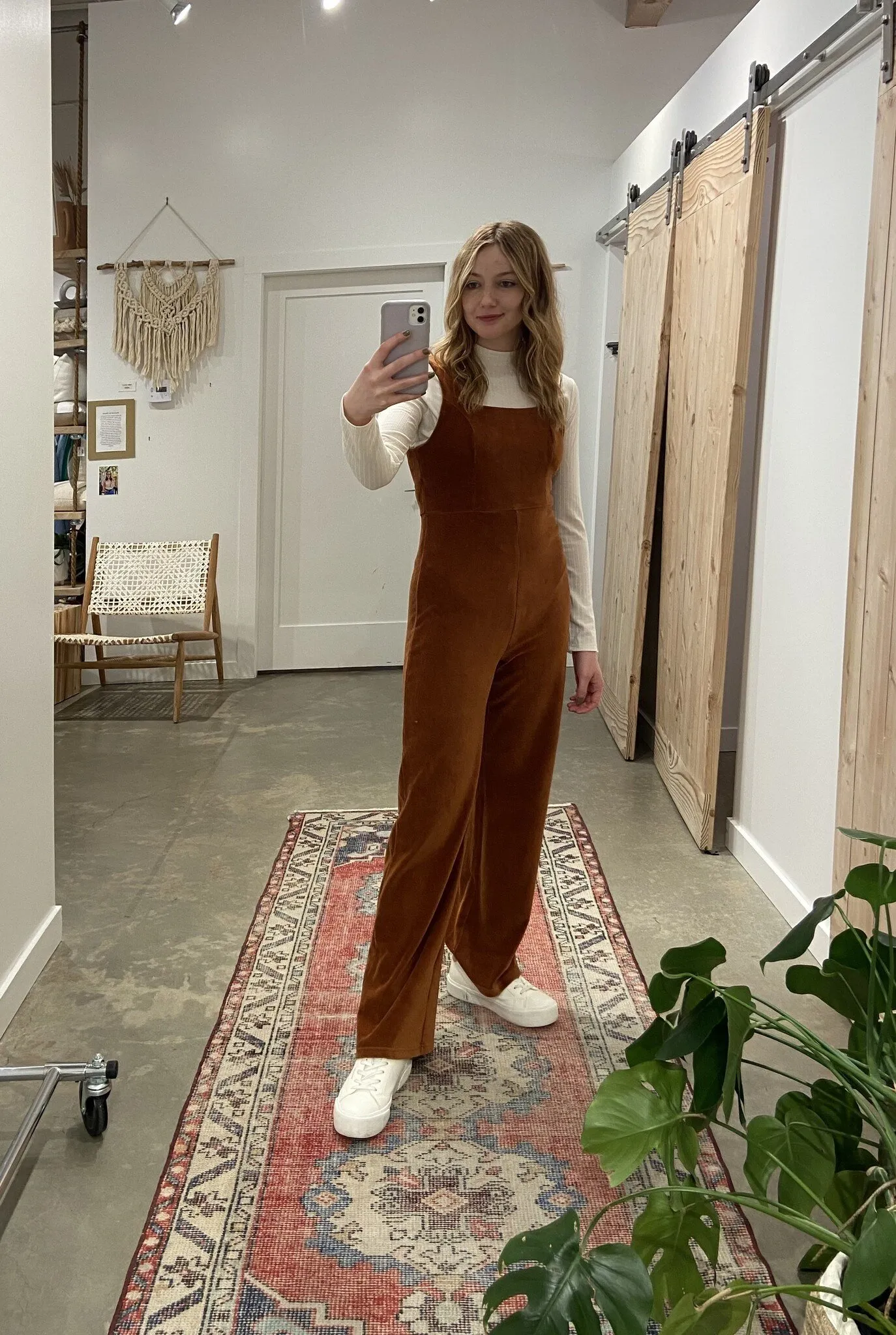 Blakely Wide Leg Jumpsuit - Caramel