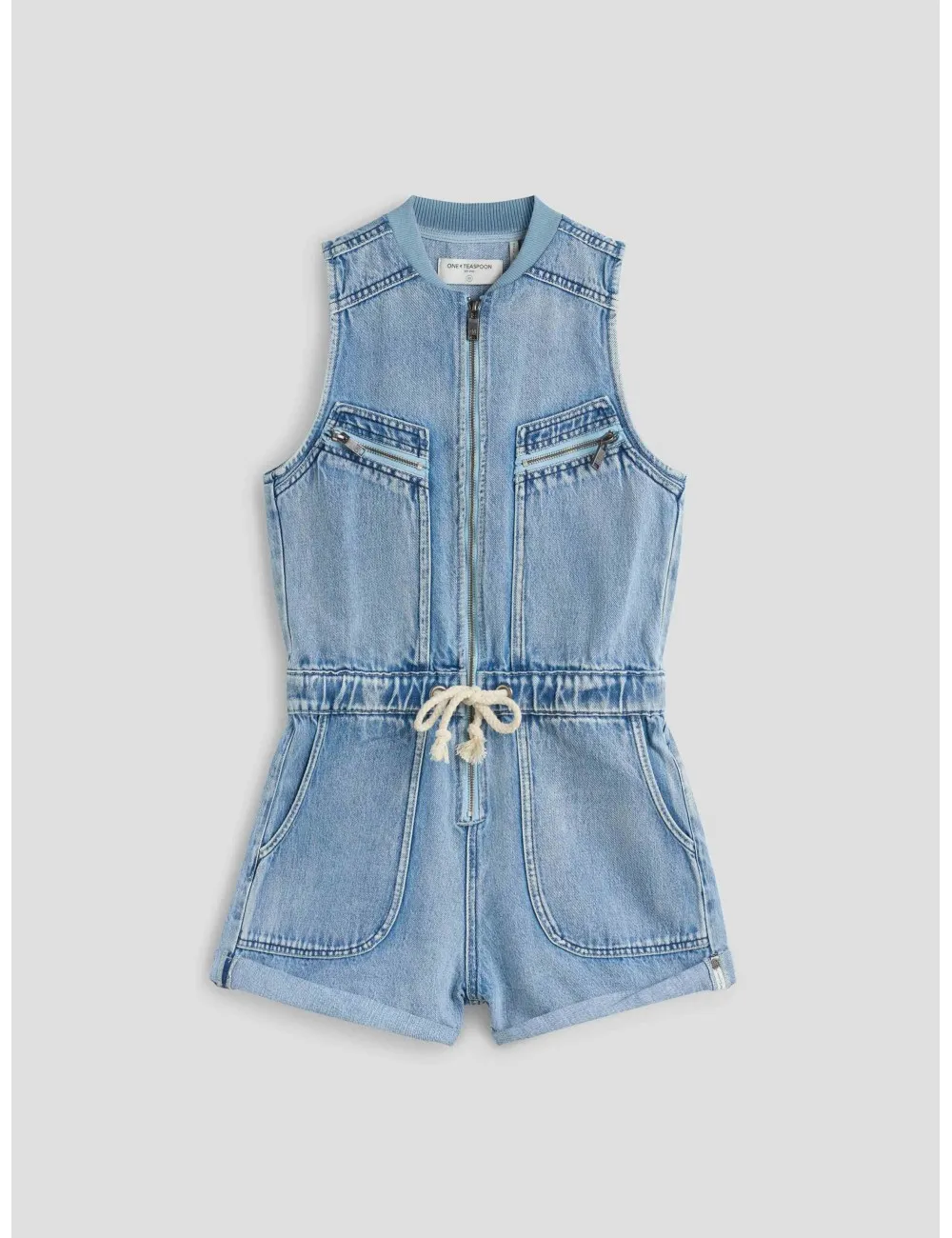 BLUEMOON LILLY SPORTY DENIM JUMPSUIT