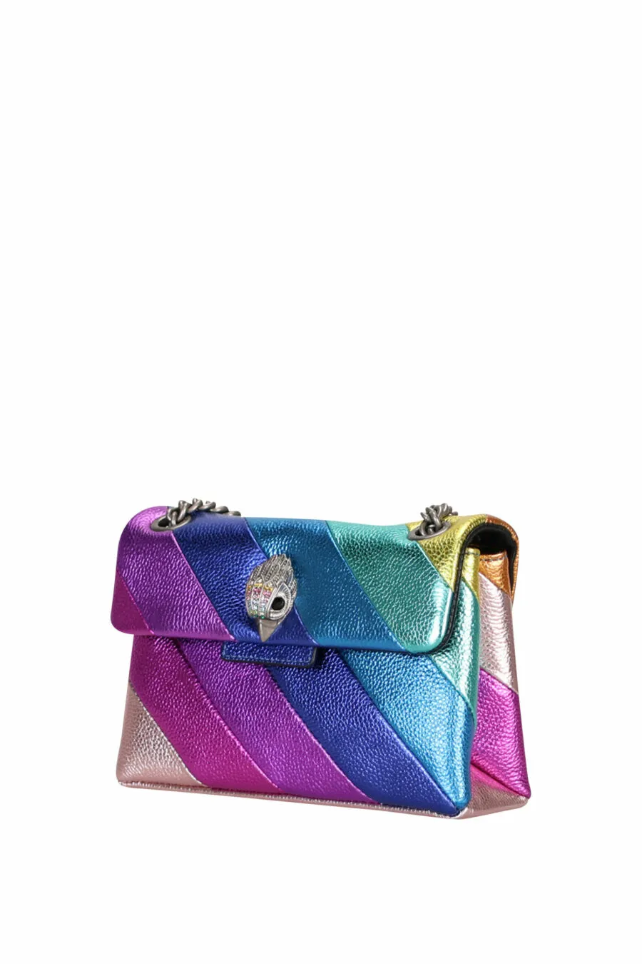 Bolso bandolera mini multicolor con logo águila con cristales de colores