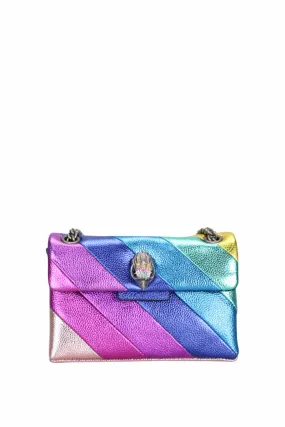 Bolso bandolera mini multicolor con logo águila con cristales de colores