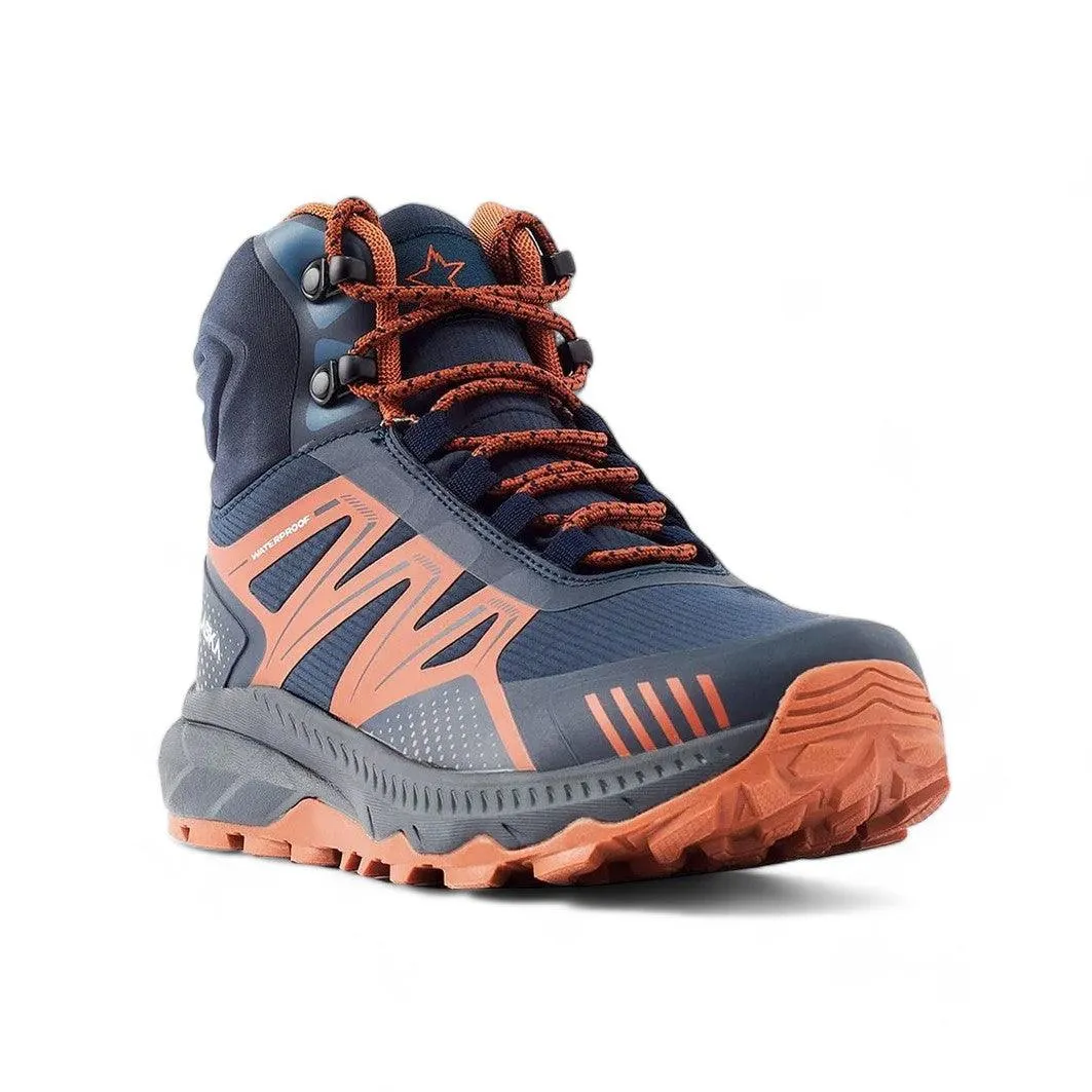 Botas Alaska Aliwen Trekking Azul Naranja