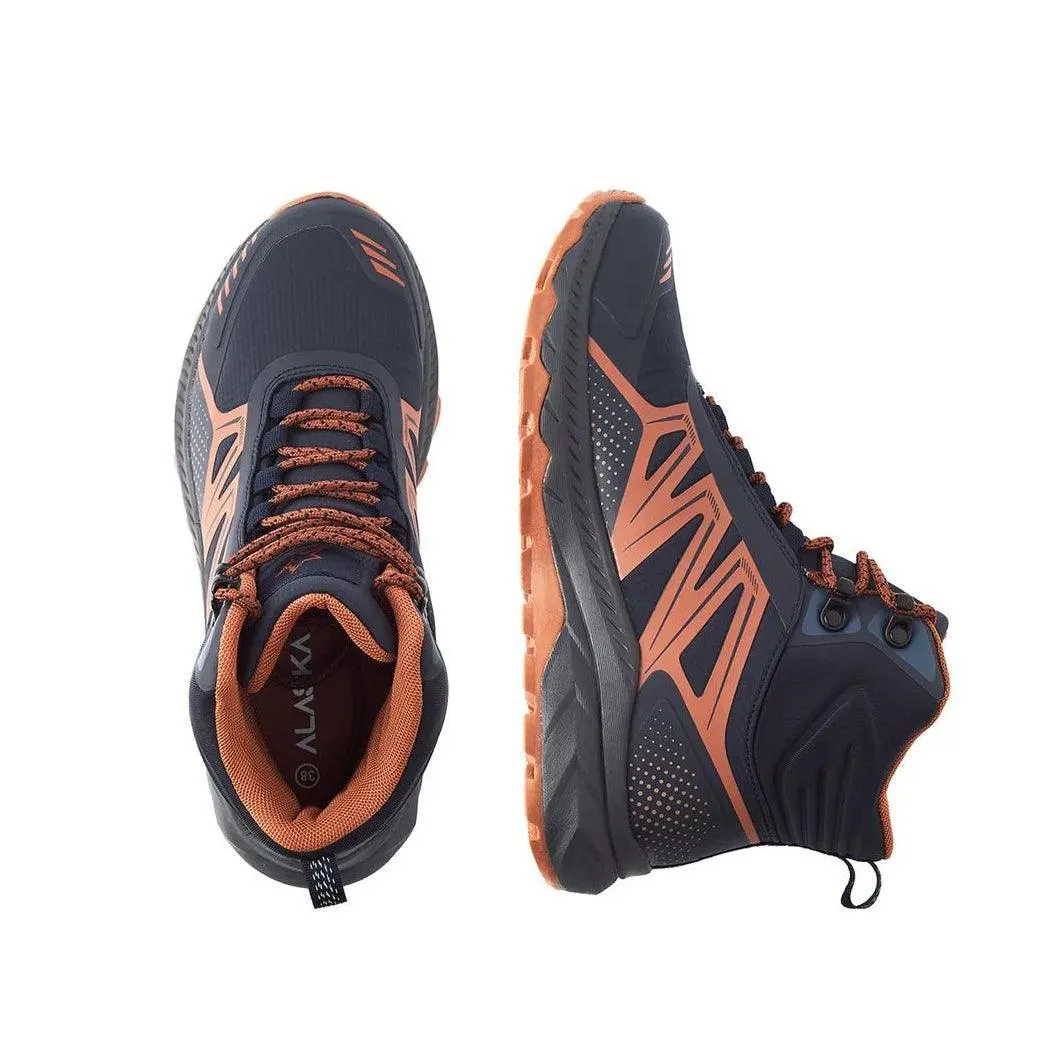 Botas Alaska Aliwen Trekking Azul Naranja