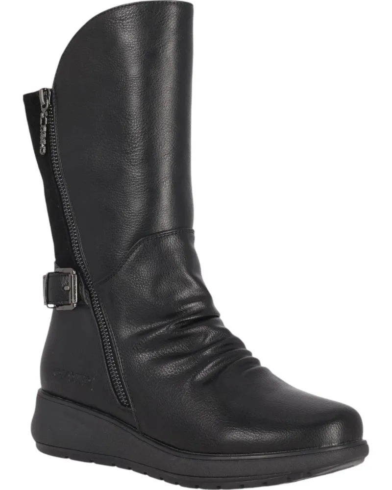 Botas CHIKA10  de Mujer ESTEPA 14  NEGRO