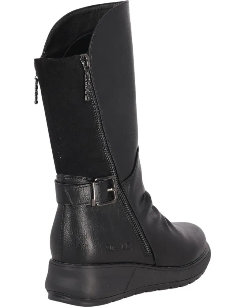 Botas CHIKA10  de Mujer ESTEPA 14  NEGRO