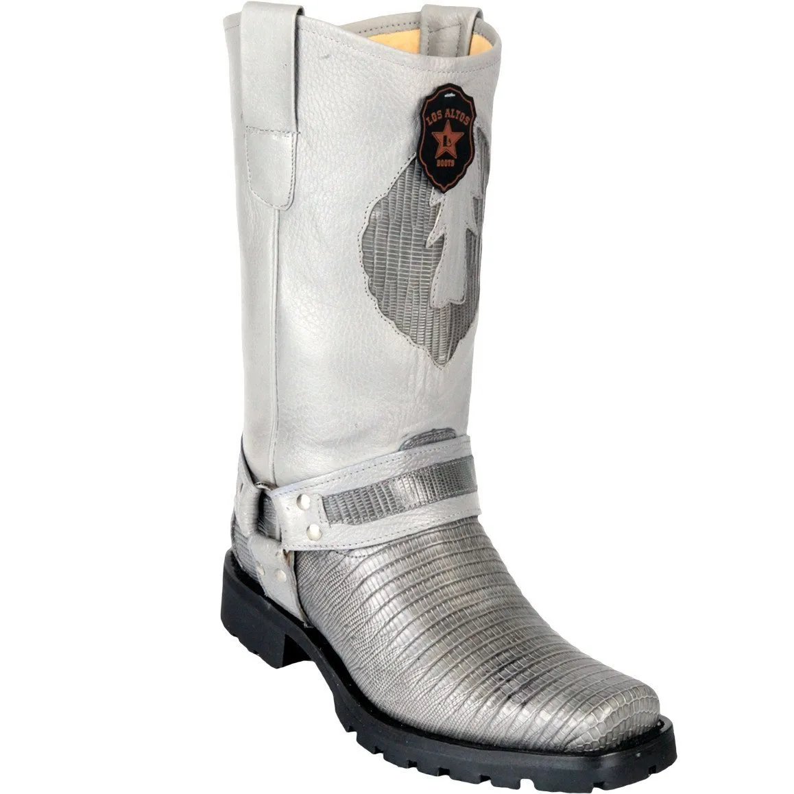 Botas de Armadillo Lizard en Horma Biker para Motociclista LAB-55T0709