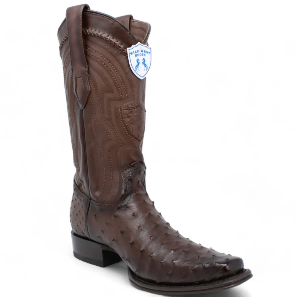 Botas de Avestruz Original en Horma Europea WW-277L0316