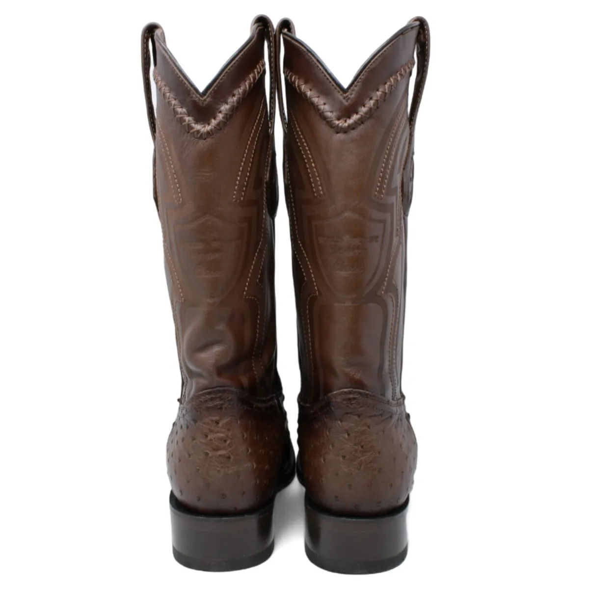 Botas de Avestruz Original en Horma Europea WW-277L0316