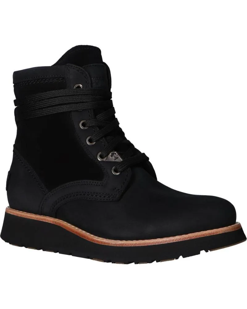 Botas de Mujer PANAMA JACK CLARENCE B1 NOBUCK NEGRO