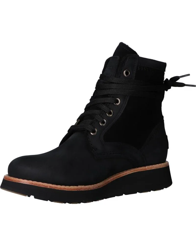 Botas de Mujer PANAMA JACK CLARENCE B1 NOBUCK NEGRO