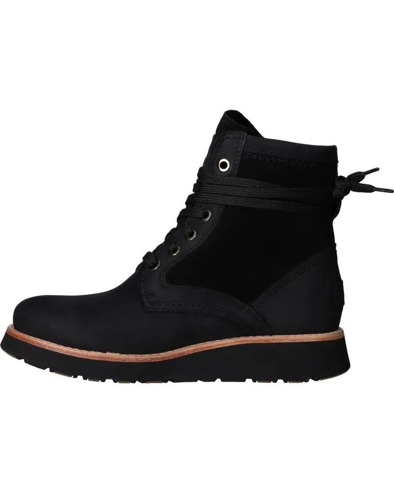 Botas de Mujer PANAMA JACK CLARENCE B1 NOBUCK NEGRO