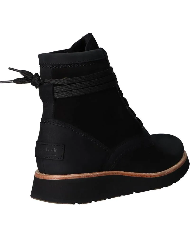 Botas de Mujer PANAMA JACK CLARENCE B1 NOBUCK NEGRO