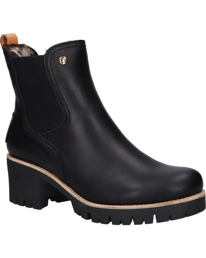 Botas de Mujer PANAMA JACK PIA TRAV B1 NAPA NEGRO - BLACK