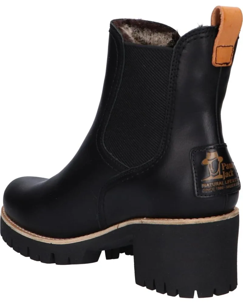 Botas de Mujer PANAMA JACK PIA TRAV B1 NAPA NEGRO - BLACK