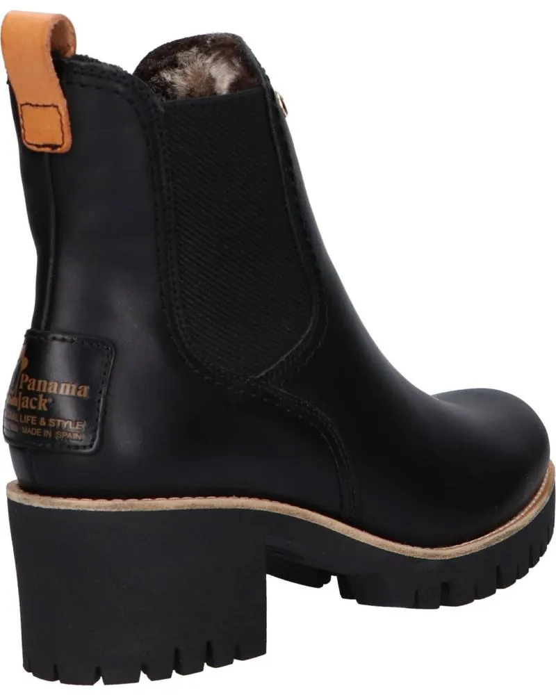 Botas de Mujer PANAMA JACK PIA TRAV B1 NAPA NEGRO - BLACK