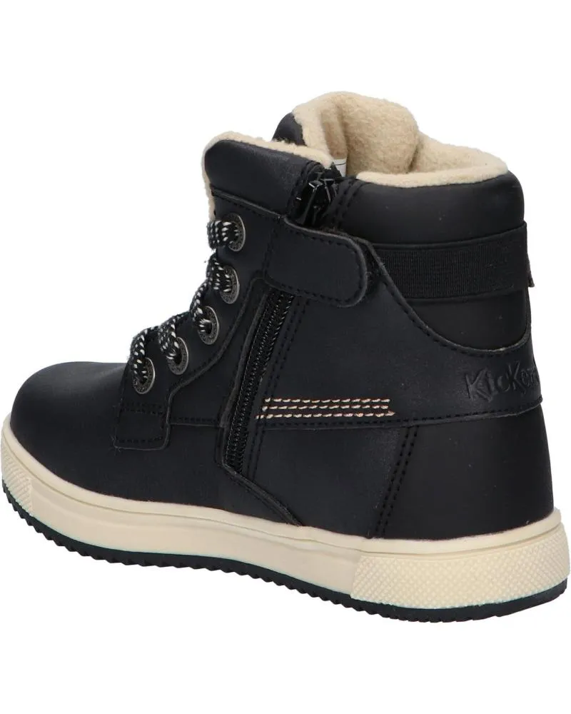 Botas de Mujer y Niña y Niño KICKERS 736802-30 YEPO WPF 8 NOIR