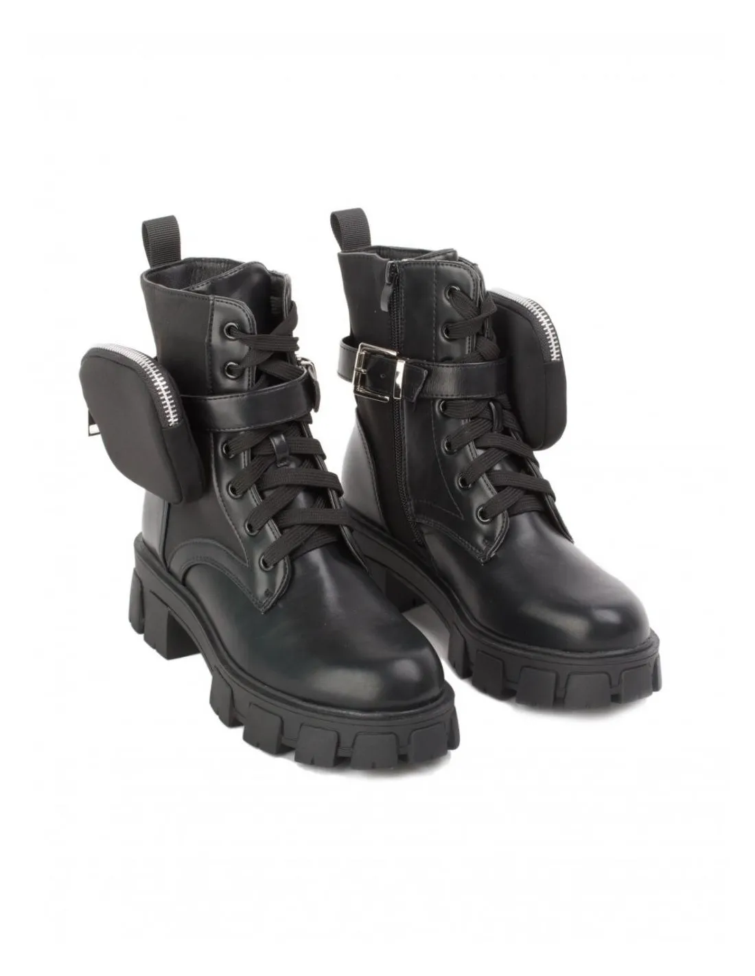 Botas Militares Bolsillo Neopreno