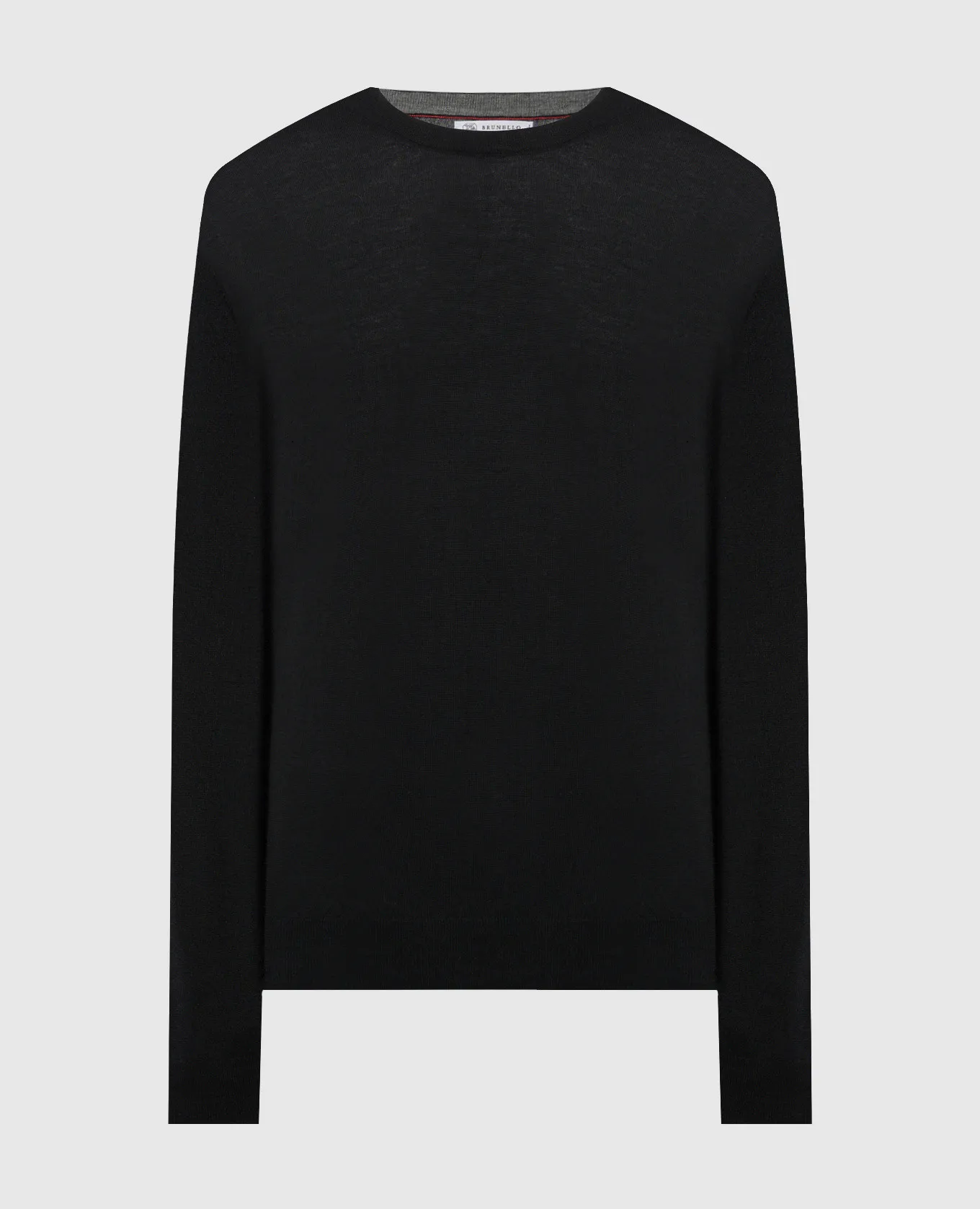 Brunello Cucinelli Black wool and cashmere jumper