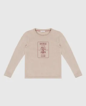 Brunello Cucinelli Cashmere printed jumper for kids