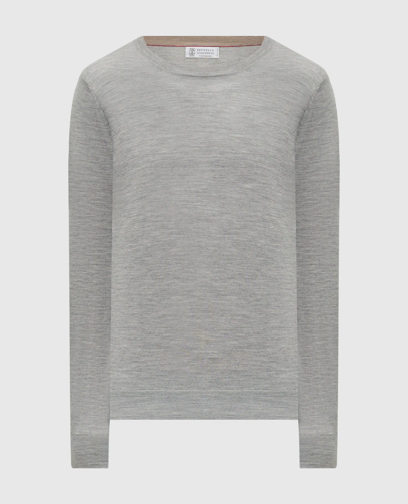 Brunello Cucinelli Gray wool and cashmere jumper