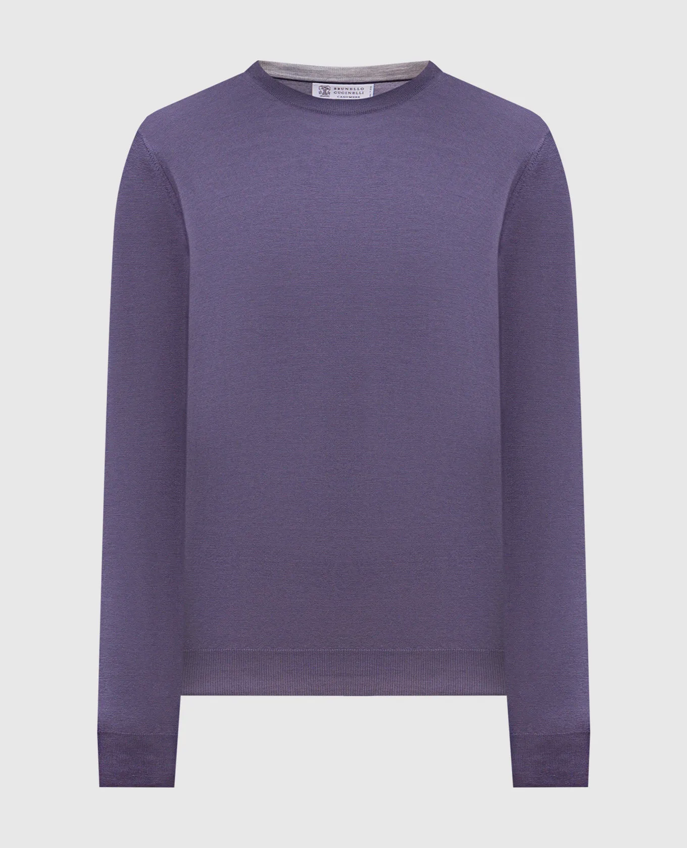 Brunello Cucinelli Purple wool and cashmere jumper