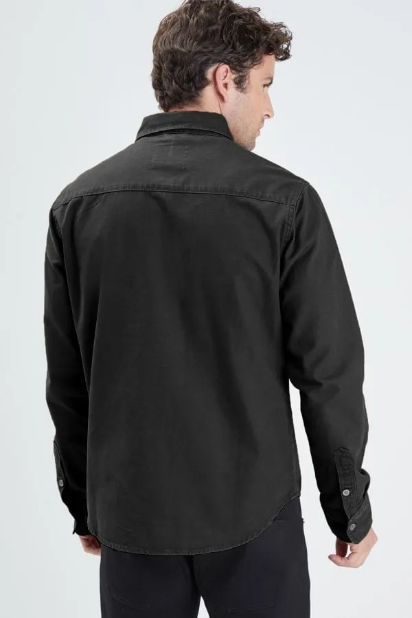 Camisa Hombre Daytona Firestone Canvas-Cotton Black