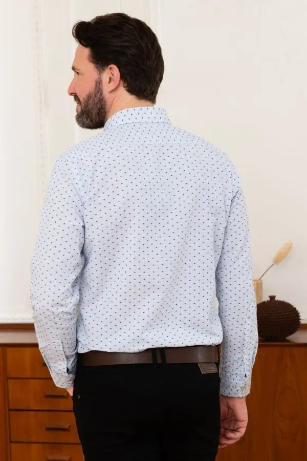 Camisa Hombre Mcs Imchml_C018 714 Bleu Ciel