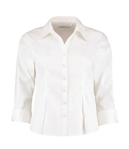 Camisa Oxford manga 3/4 mujer