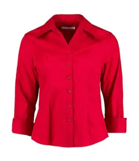 Camisa Oxford manga 3/4 mujer